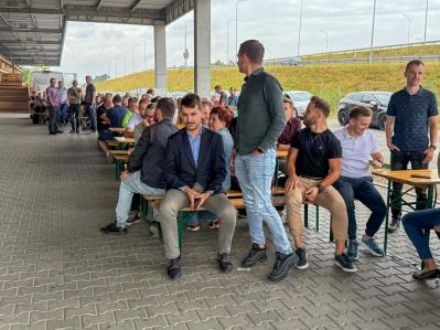 Zesp� ABM podczas spotkania firmowego